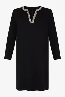 Hot Mini dress with jewel collar - STERNA Dresses