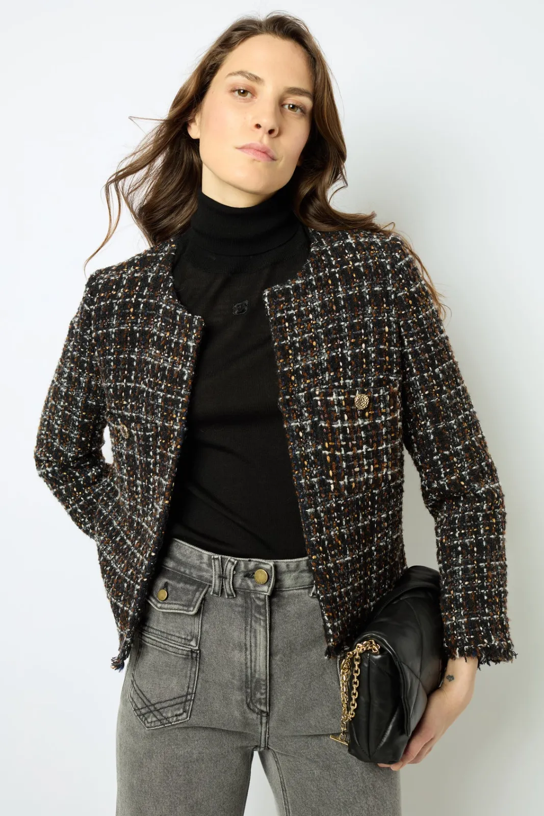 Discount Multi-colored tweed jacket - MATHILDA Jackets|Suits & Outfits