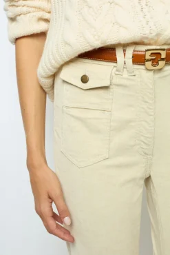 Outlet velvet flare pants - ANNA Trousers