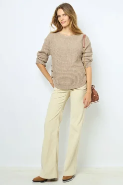 Best Natural velvet flare pants - ANNA Knitwear