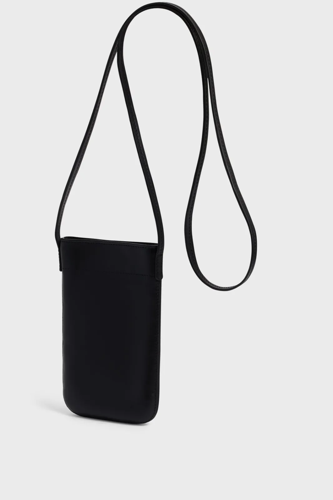 Outlet Phoneholder in crumpled leather - LADYPHONE Leather Goods