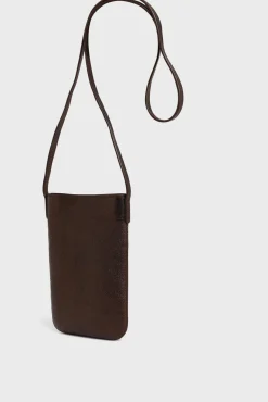 Clearance Phoneholder in metallic leather - LADYPHONE Shoulder Bags|Leather Goods