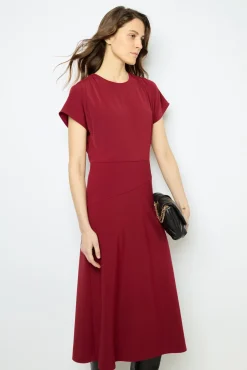 New Plain waisted midi dress - SERGINA Dresses