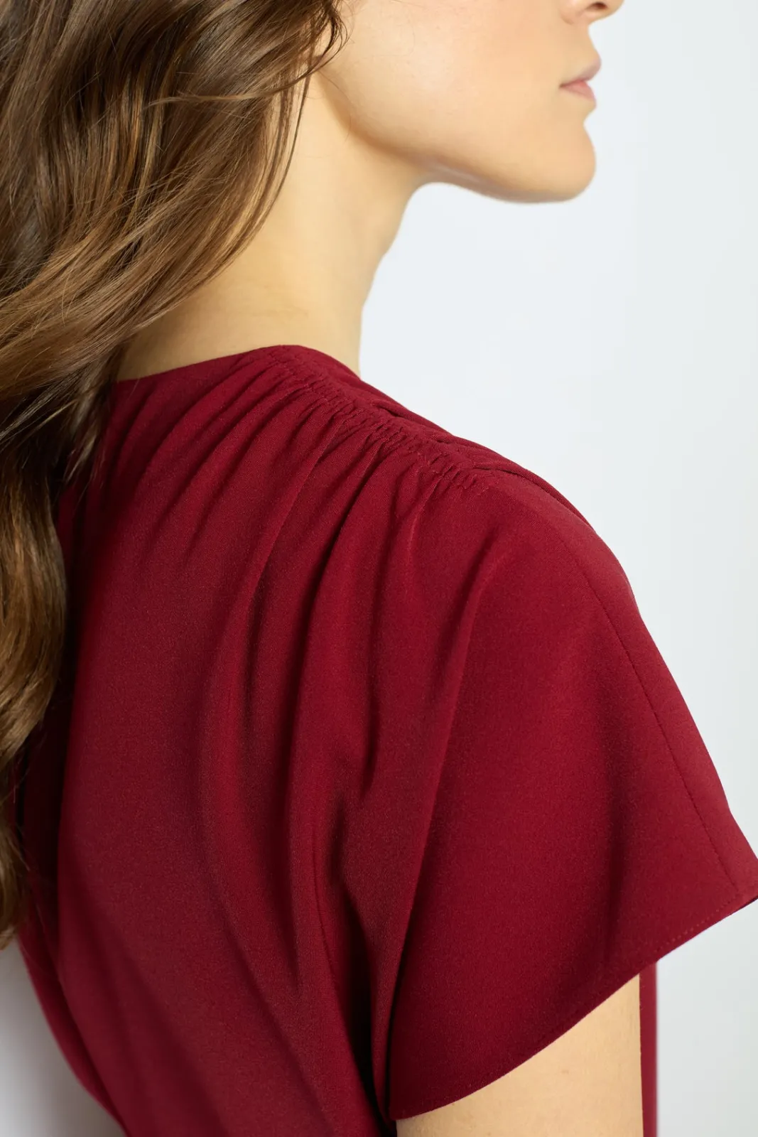 New Plain waisted midi dress - SERGINA Dresses