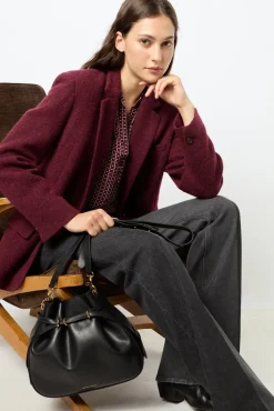 Hot Plain wide jacket - MARINE Jackets