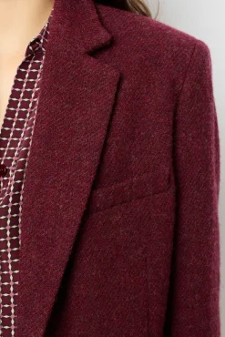 Hot Plain wide jacket - MARINE Jackets