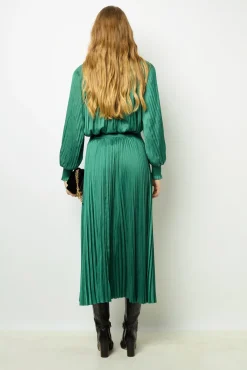 Best Pleated satin blouse - BABETH Skirts