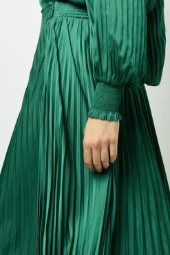 Best Pleated satin blouse - BABETH Skirts