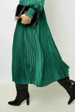 Best Pleated satin blouse - BABETH Skirts