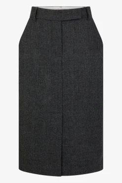 Outlet Prince of Wales straight skirt - CAHINA Skirts