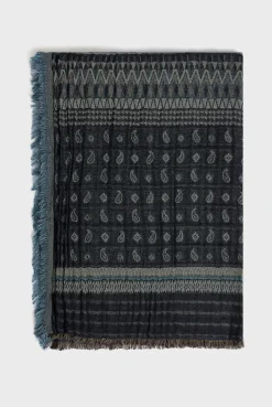 New Printed c"])self.__next_f.push([1,"otton and wool scarf - DAELIA Scarves