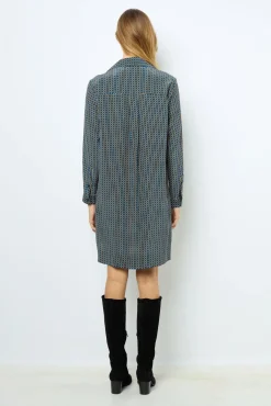 Discount Printed silk mini dress - SAPHIA Dresses