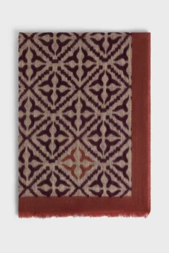 Sale Printed wool and cashmere scarf - DYLANE Scarves