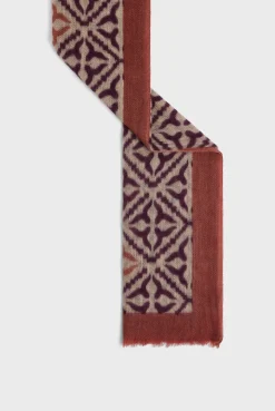 Sale Printed wool and cashmere scarf - DYLANE Scarves