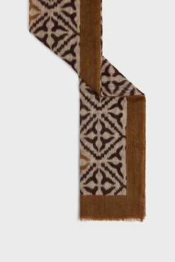 New Printed wool and cashmere scarf - DYLANE Scarves