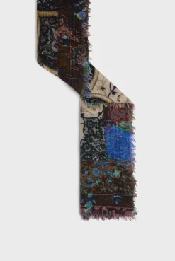 Fashion Printed wool and modal scarf - DORIANE Scarves