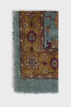 Sale Printed wool scarf - DALHIA Scarves