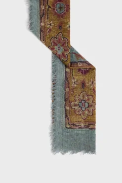 Sale Printed wool scarf - DALHIA Scarves