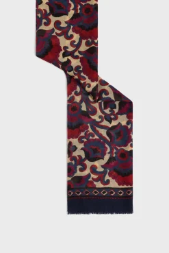 Clearance Printed wool scarf - DOUHA Scarves