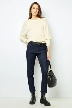 New Pullover with openwork sleeves - JOELYNE Knitwear