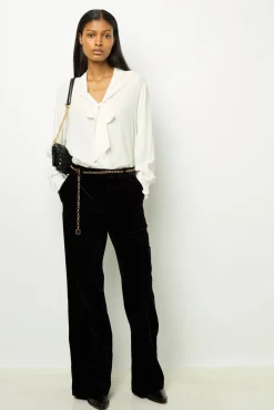 Outlet Pussy-bow collar blouse Shirts & Blouses