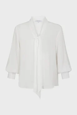 Outlet Pussy-bow collar blouse Shirts & Blouses