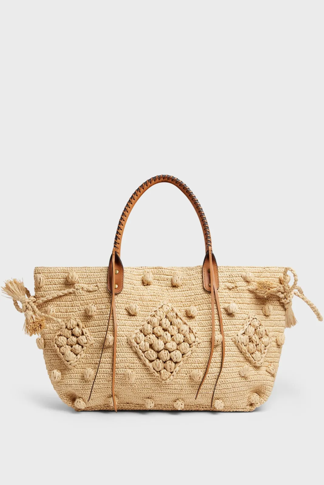 Clearance Raffia handbag - 24H RAFFIA The Iconic 24H|Handbag