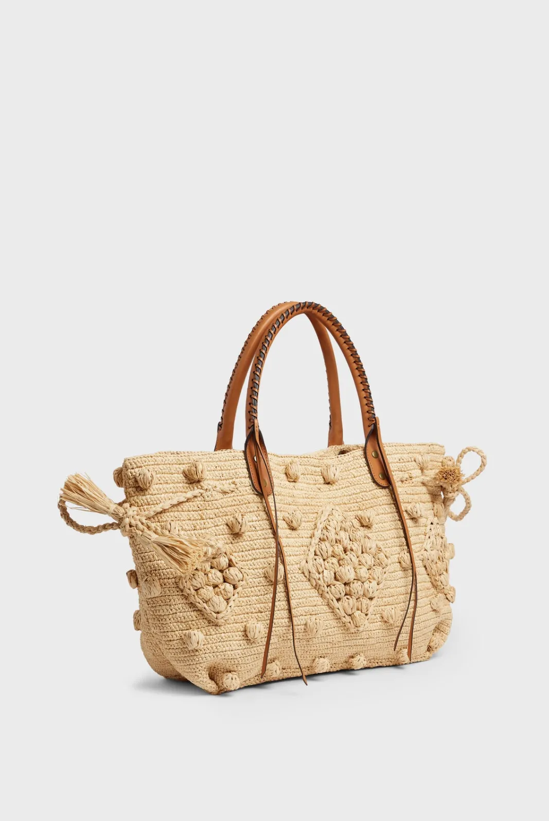 Clearance Raffia handbag - 24H RAFFIA The Iconic 24H|Handbag