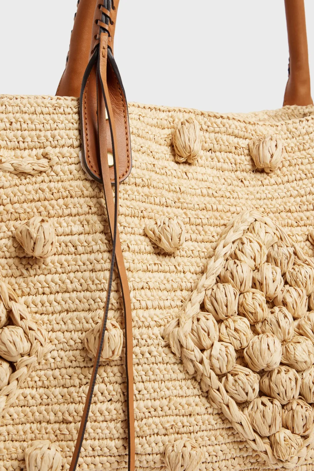Clearance Raffia handbag - 24H RAFFIA The Iconic 24H|Handbag