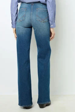 Clearance Raw denim flared jeans - ANNA Trousers|Suits & Outfits