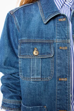 Discount Raw denim jacket - MARCELLINE Jackets