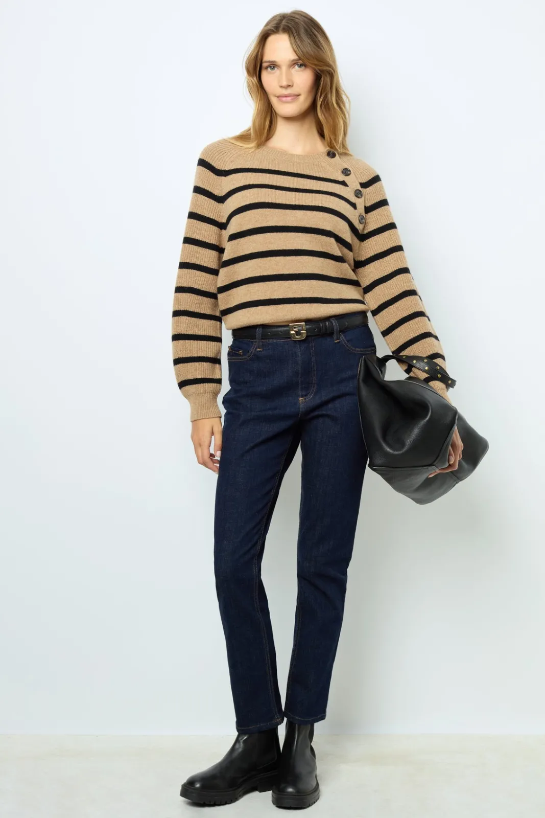 Sale Raw denim slim - NAUSICA Trousers