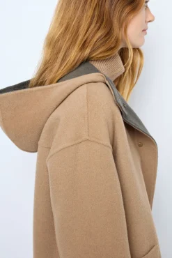 Outlet Reversible hooded coat - LANE Coats