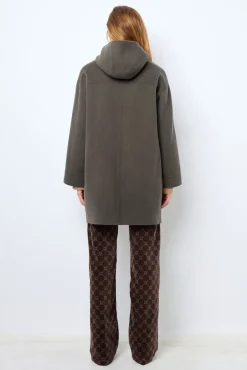 Outlet Reversible hooded coat - LANE Coats