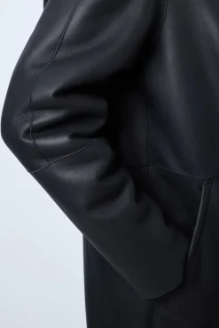 New Reversible shearling hooded coat - LETITIA Suits & Outfits|Leather & Pelts