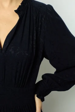 Best Ruffled jacquard maxi dress - SANDRINE Dresses