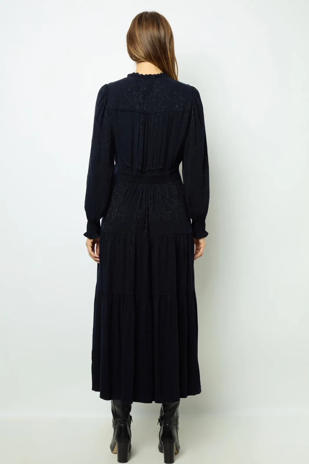 Best Ruffled jacquard maxi dress - SANDRINE Dresses