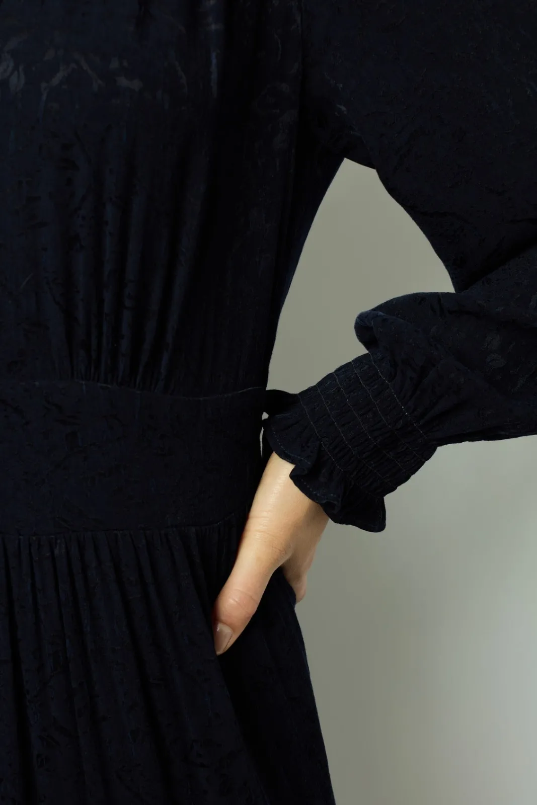 Best Ruffled jacquard maxi dress - SANDRINE Dresses