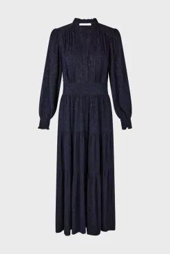 Best Ruffled jacquard maxi dress - SANDRINE Dresses