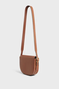 Sale Saddle bag in leather - LE CAMILLE Shoulder Bags
