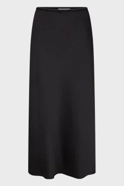 Outlet Satin midi skirt - CLEMENCE Skirts