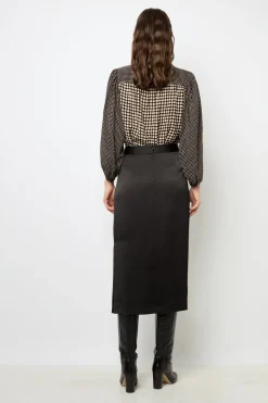 Discount Satin midi skirt - CORALINE Skirts