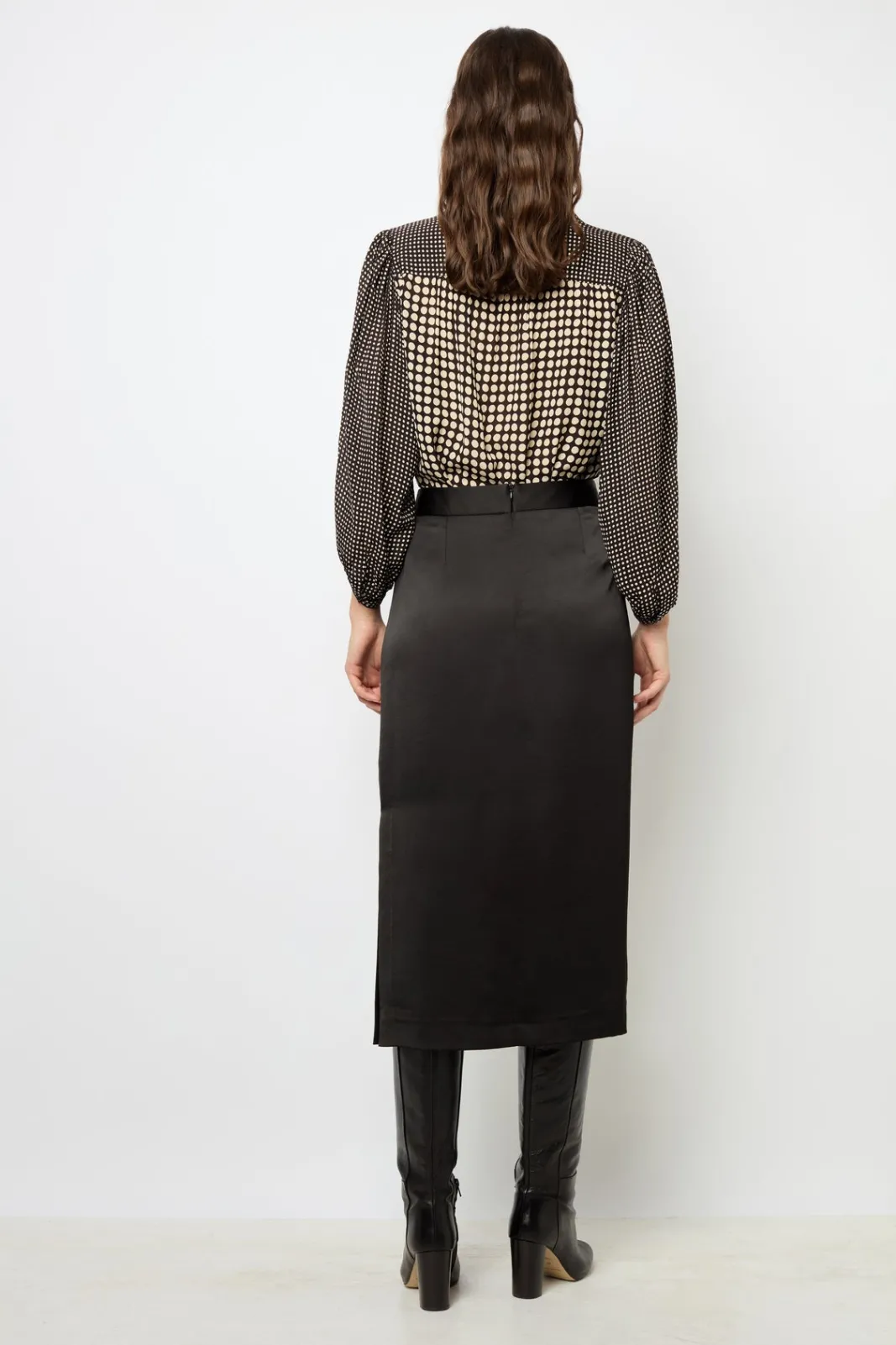 Discount Satin midi skirt - CORALINE Skirts