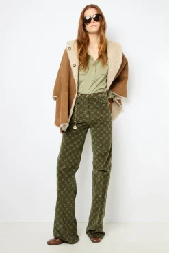 Clearance Shearling cape coat - LORIANE Leather & Pelts