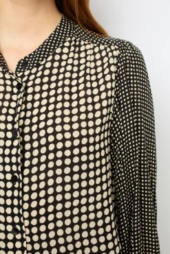 Online Shirt with a mix of dots - NARIN Shirts & Blouses