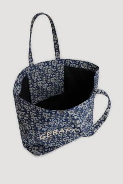 Clearance Shopping bag in jacquard - LOLA Handbag|Cabas & Tote Bags