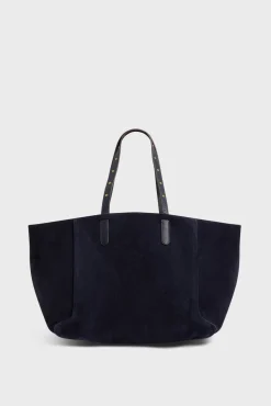 Clearance Shopping bag in suede leather - SIMPLE 2 Handbag|Cabas & Tote Bags