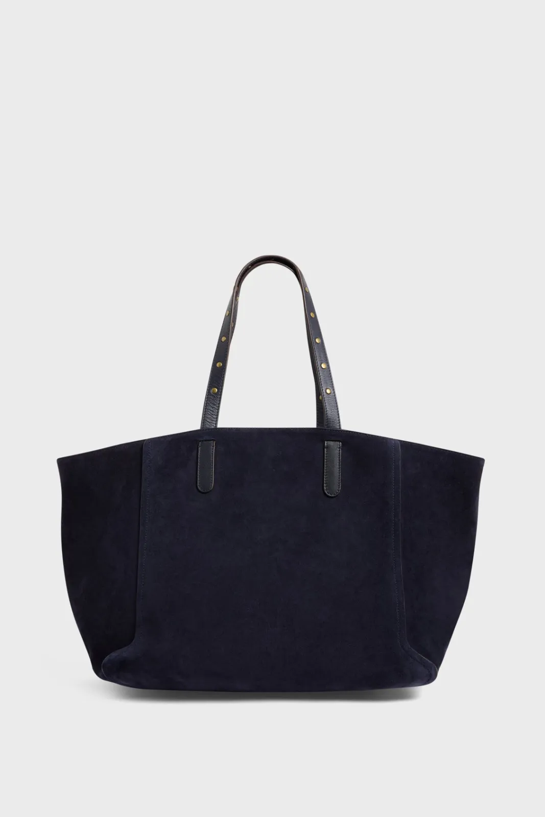 Clearance Shopping bag in suede leather - SIMPLE 2 Handbag|Cabas & Tote Bags