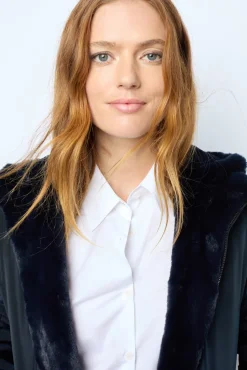 Clearance Short reversible parka in faux fur - LILYROSE Coats