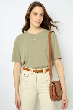 Outlet Short sleeves T-shirt with a logo - AZEMIA Tops & T-Shirts